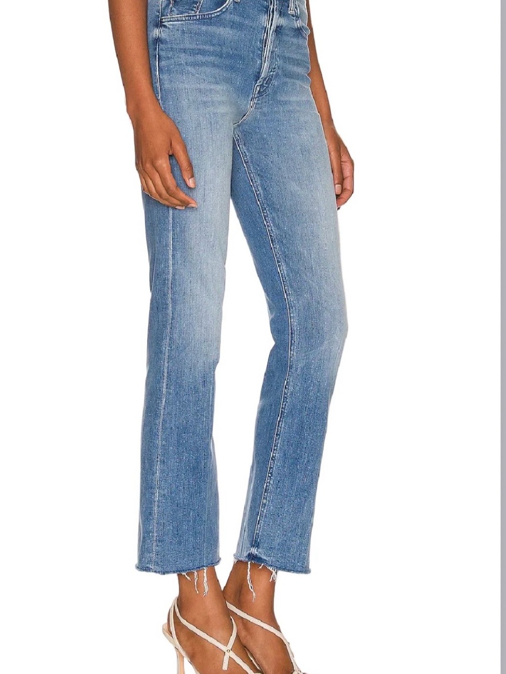Mother- The Tripper Ankle Fray Jean. Size: 26
